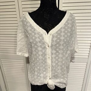 Style and Company White Button Down